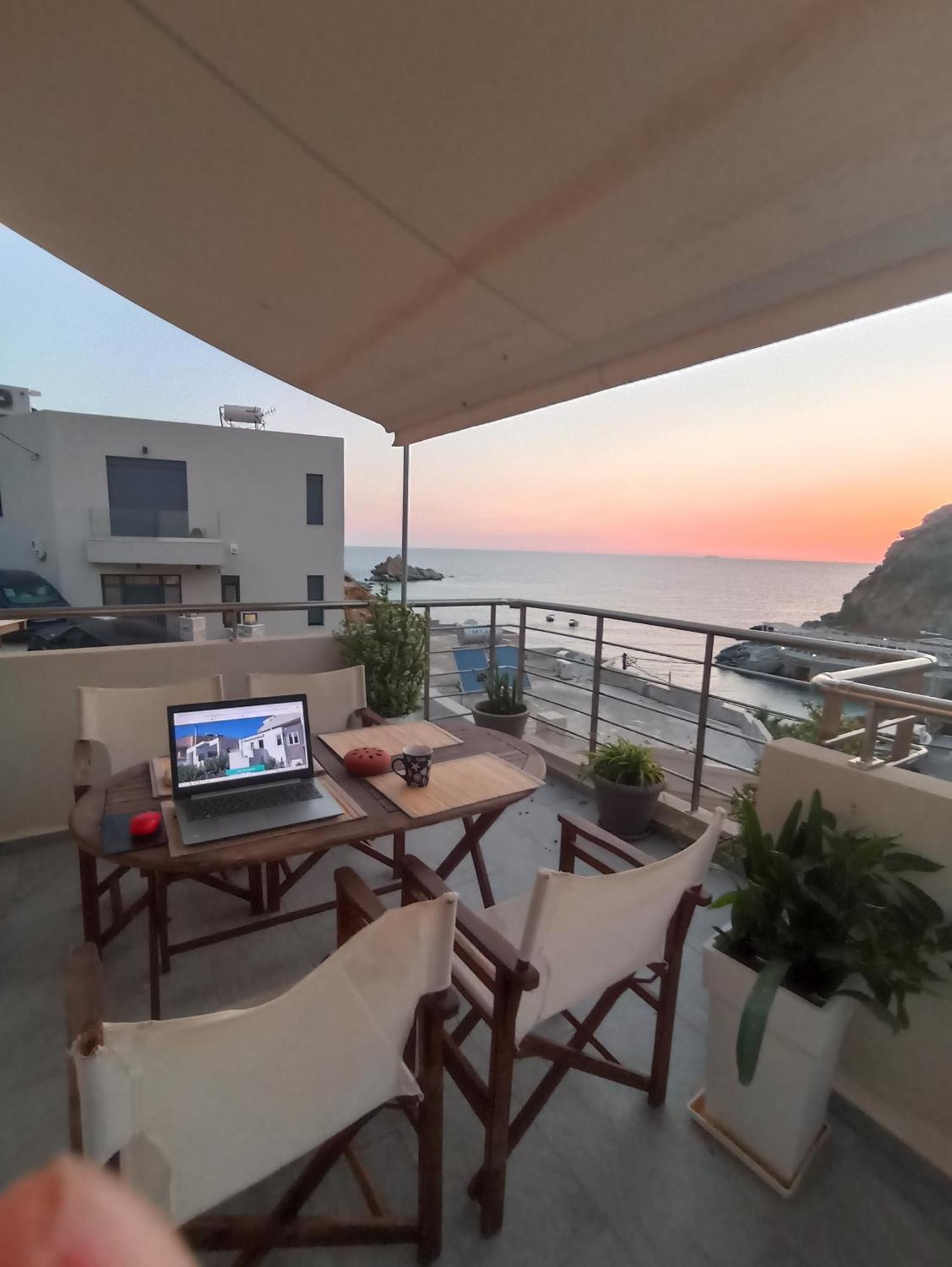 Popis Sea View Apartments Agia Pelagia  Buitenkant foto
