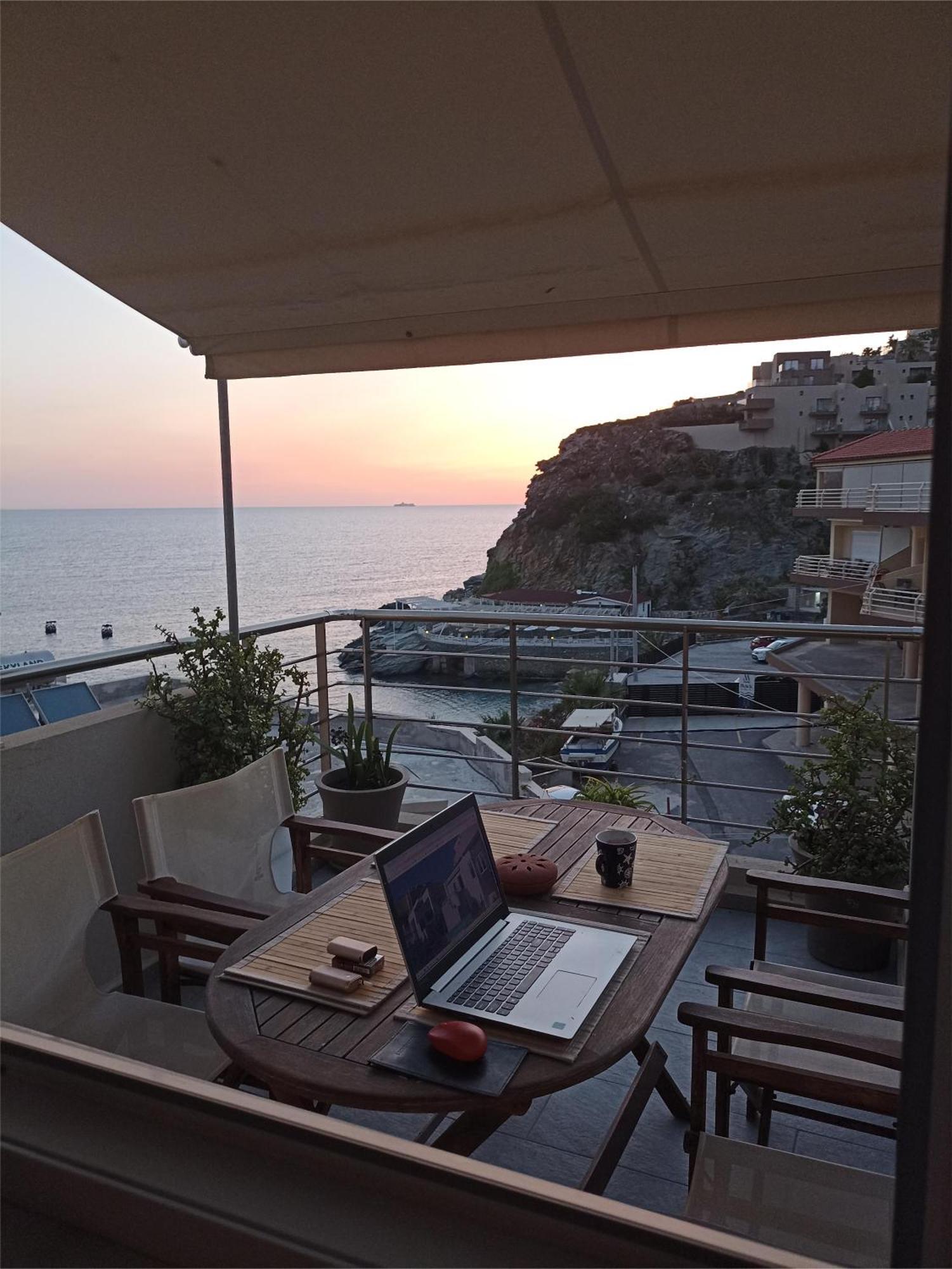 Popis Sea View Apartments Agia Pelagia  Buitenkant foto