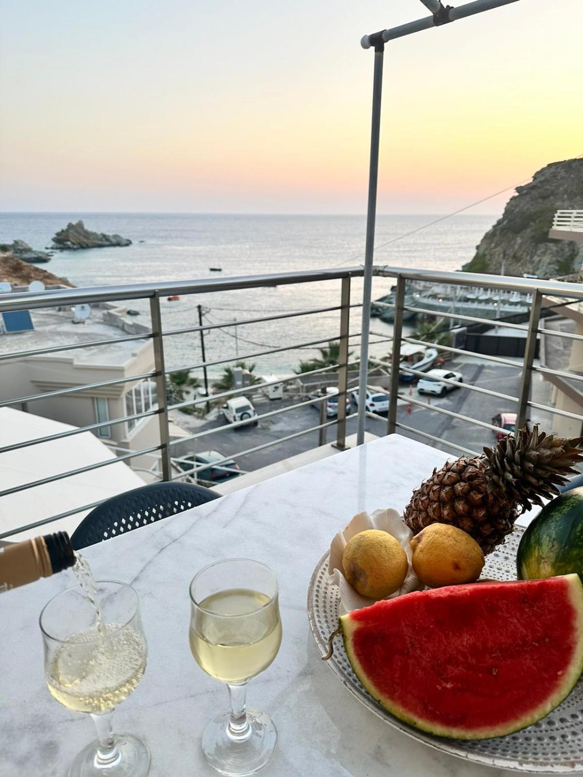 Popis Sea View Apartments Agia Pelagia  Buitenkant foto