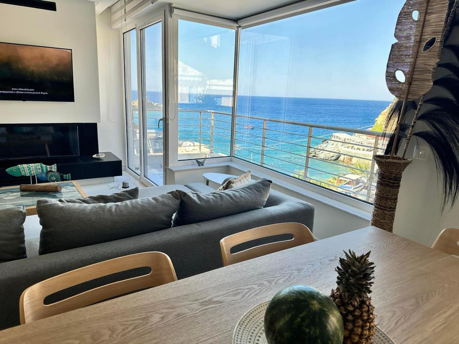 Popis Sea View Apartments Agia Pelagia  Buitenkant foto