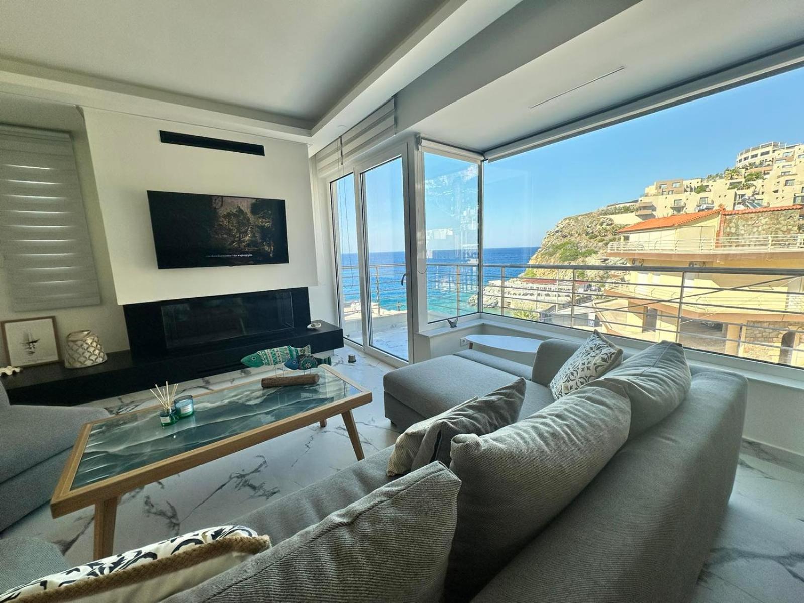 Popis Sea View Apartments Agia Pelagia  Buitenkant foto