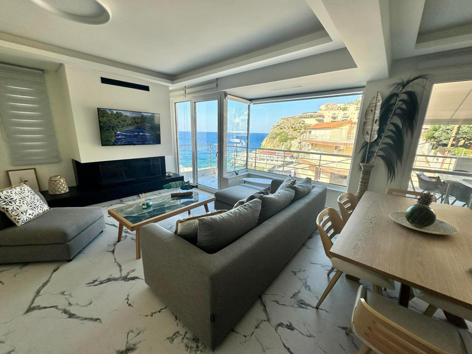 Popis Sea View Apartments Agia Pelagia  Buitenkant foto